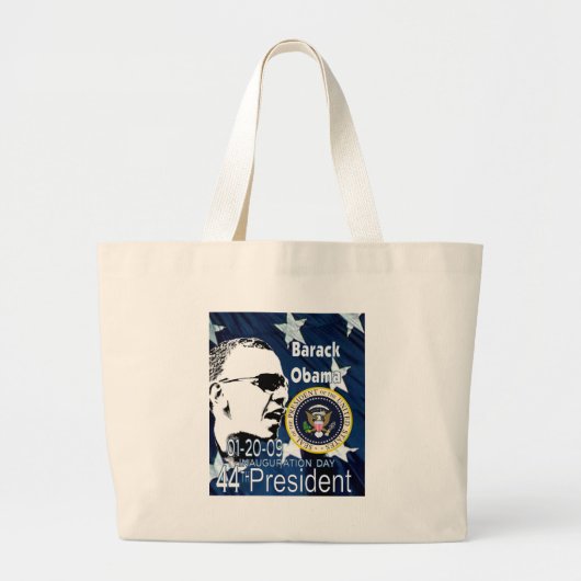 Inauguratiedag Grote Tote Bag (Voorkant)