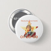 Inauguratiedag Ronde Button 5,7 Cm (Voorkant /achterkant)