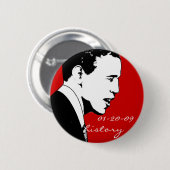 Inauguratiedag Ronde Button 5,7 Cm (Voorkant /achterkant)