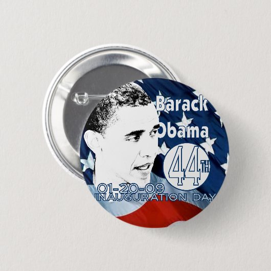 Inauguratiedag Ronde Button 5,7 Cm (Voorkant /achterkant)