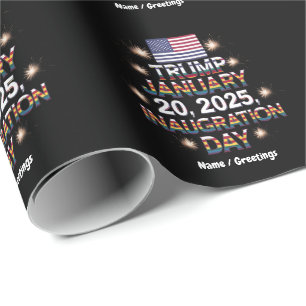 Inauguratiedag Trump 20 januari 2025 Cadeaupapier
