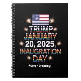 Inauguratiedag Trump 20 januari 2025 Notitieboek