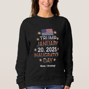 Inauguratiedag Trump 20 januari 2025 Trui