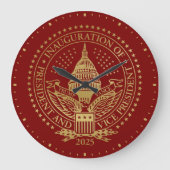 Inauguratiedag Trump Vance 2025 Grote Klok (Voorkant)