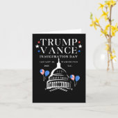Inauguratiedag Trump Vance Kaart (Gele Bloem)