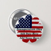 Inauguratiedag, USA_Button Ronde Button 5,7 Cm (Voorkant /achterkant)