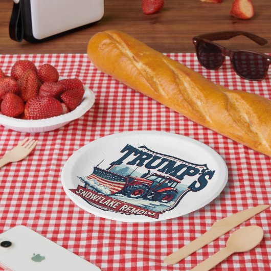 Inauguratiedag van de Snowflake Removal Service va Papieren Bordje (Picknick)