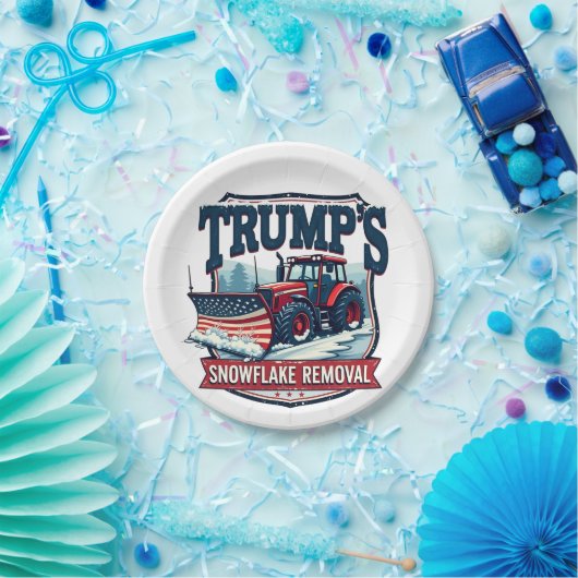 Inauguratiedag van de Snowflake Removal Service va Papieren Bordje (Feest)
