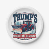 Inauguratiedag van de Snowflake Removal Service va Papieren Bordje (Voorkant)