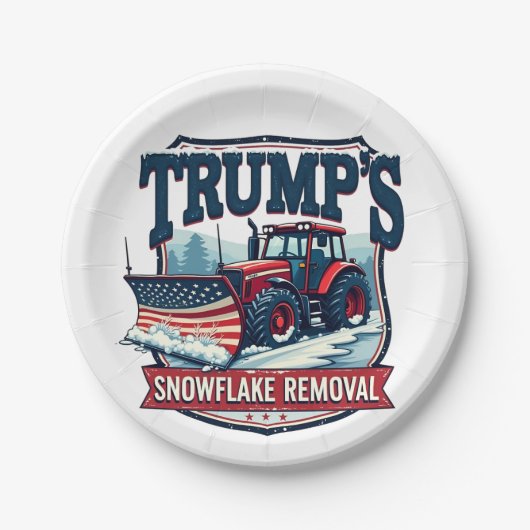 Inauguratiedag van de Snowflake Removal Service va Papieren Bordje (Voorkant)