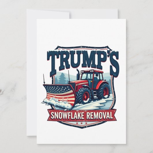 Inauguratiedag van de Snowflake Removal Service va Save The Date (Voorkant)