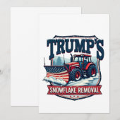 Inauguratiedag van de Snowflake Removal Service va Save The Date (Voorkant / Achterkant)