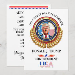 inauguratieviering feestdagenkaart