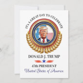 inauguratieviering feestdagenkaart (Voorkant)