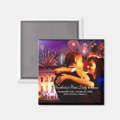 Inauguration Celebration Magnet (Voorkant / Achterkant)