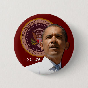 Inauguration Day 1.20.09 - Collector's Item! Ronde Button 5,7 Cm