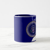 Inauguration Day 1.20.09 - Collector's Item! Tweekleurige Koffiemok (Center)