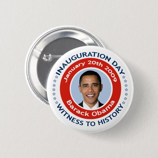Inauguration Day 2009 Button (Voorkant /achterkant)