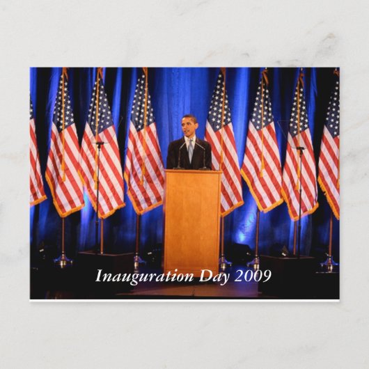 Inauguration Day 2009 Post Card Briefkaart (Voorkant)