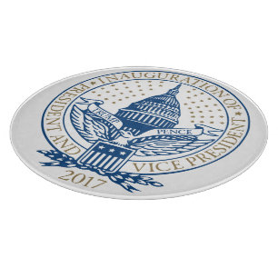 Inauguration Day 2017 Donald Trump Mike Pence Logo Snijplank