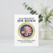 Inauguration day 2021 president Biden Briefkaart (Staand voorkant)