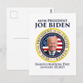 Inauguration day 2021 president Biden Briefkaart (Voorkant / Achterkant)