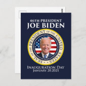 Inauguration day 2021 president Biden Briefkaart (Voorkant / Achterkant)