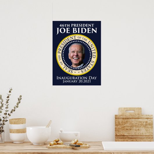 Inauguration day 2021 president Biden Poster (Keuken)