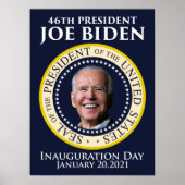 Inauguration day 2021 president Biden Poster (Voorkant)