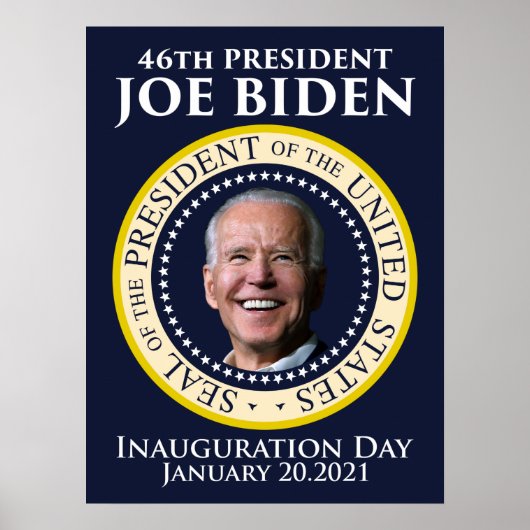 Inauguration day 2021 president Biden Poster (Voorkant)