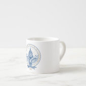 Inauguration Donald Trump Mike Pence 2017 Logo USA Espresso Kop (Voorkant rechts)