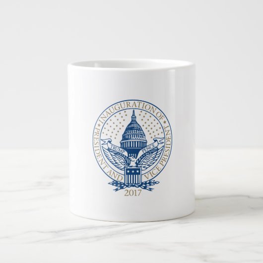 Inauguration Donald Trump Mike Pence 2017 Logo USA Grote Koffiekop (Voorkant)