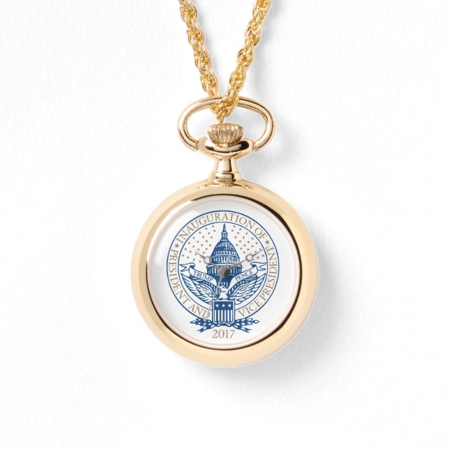 Inauguration Donald Trump Mike Pence 2017 Logo USA Horloge (Voorkant)