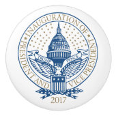 Inauguration Donald Trump Mike Pence 2017 Logo USA Keramische Knop (Voorkant)