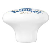 Inauguration Donald Trump Mike Pence 2017 Logo USA Keramische Knop (Zijkant)