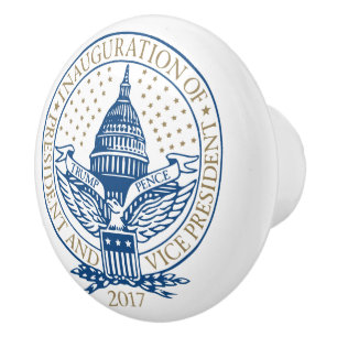 Inauguration Donald Trump Mike Pence 2017 Logo USA Keramische Knop