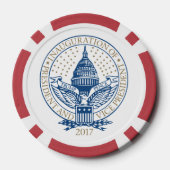 Inauguration Donald Trump Mike Pence 2017 Logo USA Pokerchips (Achterkant)