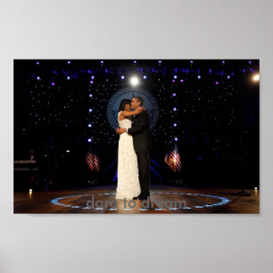 Inauguration President Barack Obama Dance w/ Miche Poster