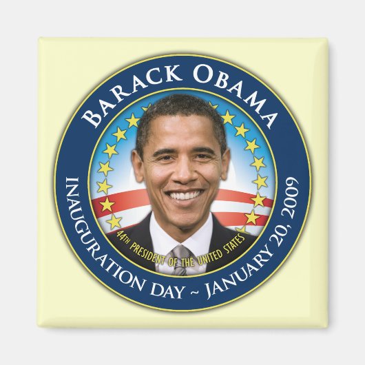 Inaugurele magneet van Obama (Voorkant)