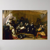 Inbarsting van de pelgrims poster (Voorkant)