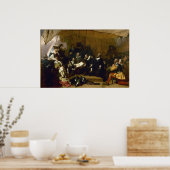 Inbarsting van de pelgrims poster (Keuken)