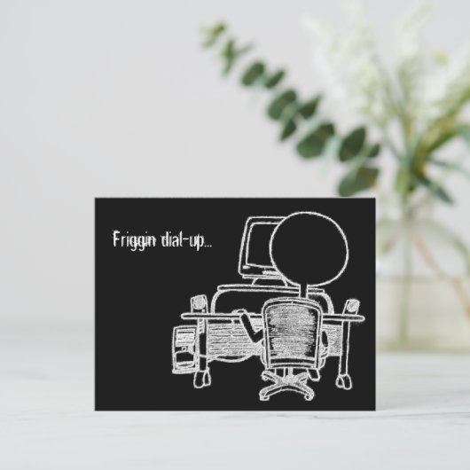 Inbelverbinding Briefkaart (Staand voorkant)