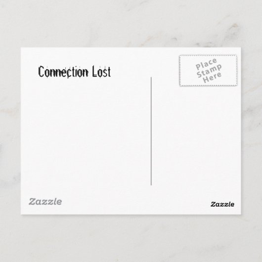 Inbelverbinding Briefkaart (Achterkant)