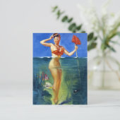 Inbelverbinding duiken briefkaart (Staand voorkant)