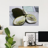 Inberoemde Durian Fruit Poster (Thuiskantoor)