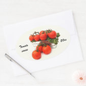 Inbliketiket tomatensaus ovale sticker (Envelop)