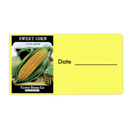 Inblikken/bevriezing etiketten voor maïs