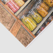 Inblikken Herfst oogst conserven Tissuepapier (Detail)