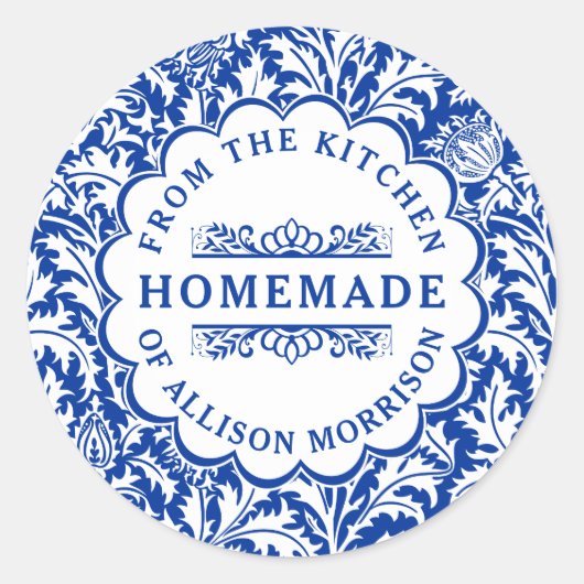  inblikken labels voor zelfgemaakte jam, gelei (Voorkant)