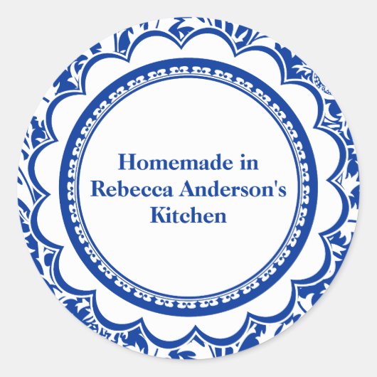  inblikken labels voor zelfgemaakte jam, gelei (Voorkant)